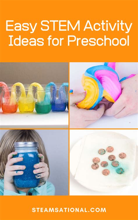 50 Colorful and Fun Preschool STEM Activities!