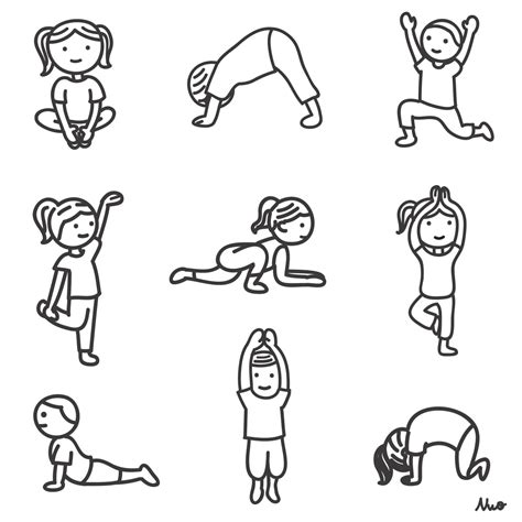 Yoga Poses Drawing at GetDrawings | Free download