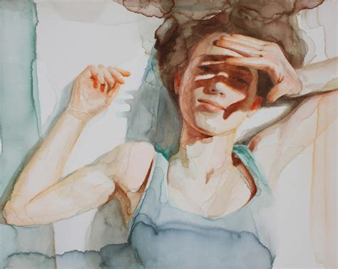 Des portraits de femmes en aquarelles par Ali Cavanaugh - Dessein de dessin