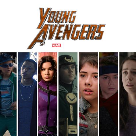 The Young Avengers in the MCU so far... Only 4 more members of the team are yet to be in the MCU ...