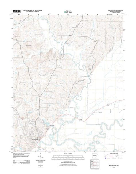 Pocahontas, AR (2011, 24000-Scale) Map by United States Geological ...