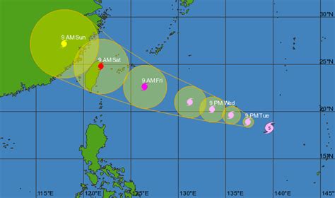 Typhoon Hanna Projected Path and Tracking: May Bring Rain in the ...