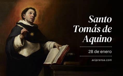 Santo del día 28 de enero: Santo Tomás de Aquino. Santoral católico ...