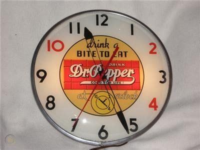 1950's Dr. Pepper 10-2-4 Clock | #56462271