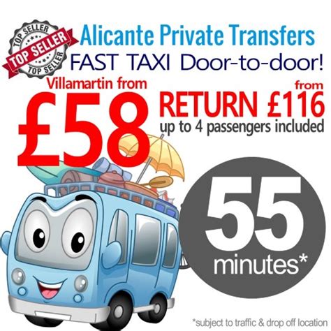 Villamartin Alicante and Murcia Airport Transfers