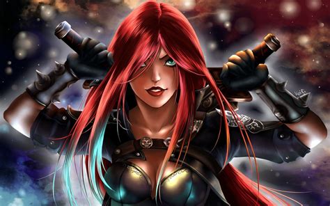 League of Legends Katarina fan art Download all 4 k wallpaper images ...