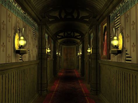 hallways creepy - Google Search | Gothic house, Halloween bedroom decor ...