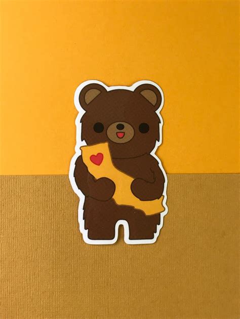 California Bear sticker | Cute art, California bear, Cute