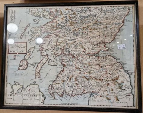 Lot 615 - An antique hand-coloured map - A New Map of