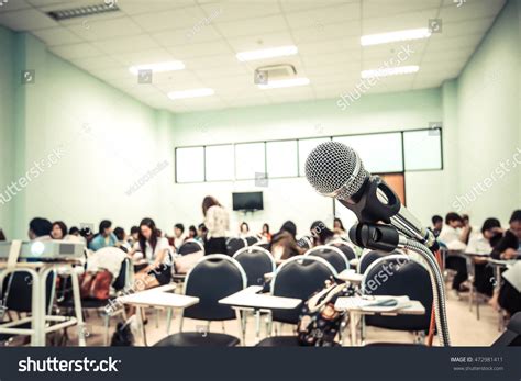 Microphone Classroom Stock Photo 472981411 | Shutterstock