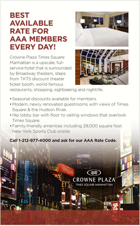 Crowne Plaza Times Square Manhattan - New York NY | AAA.com