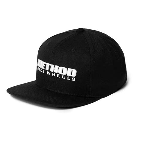 METHOD | APPAREL BRAND LOGO FLATBILL SNAPBACK | BLACK | Off Road ...