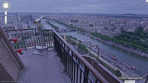 Stunning view from Eiffel Tower now on Google Street View – StreetViewFun