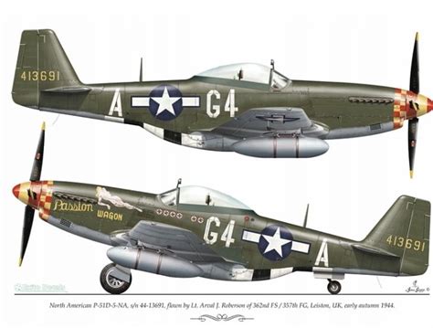 Pin di Wojciech Lech su North American P - 51 Mustang colors | Aerei ...