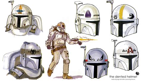 Boba Fett Concept Art by Joe Johnston | Boba Fett Costume and Prop ...