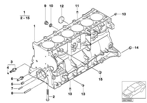 Genuine BMW 11117838751 E85 E36 E46 Engine Block With Piston (Inc. M3 CSL, Z3 M & Z4 M3.2) | ML ...