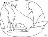 Howling Wolf coloring Page  Free Printable Coloring Pages sketch template