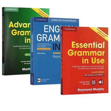 3 Books Cambridge Essential Advanced English Grammar In Use Collection Books - Education Theory ...