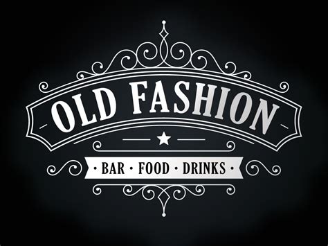 Bar "Old Fashion" logo