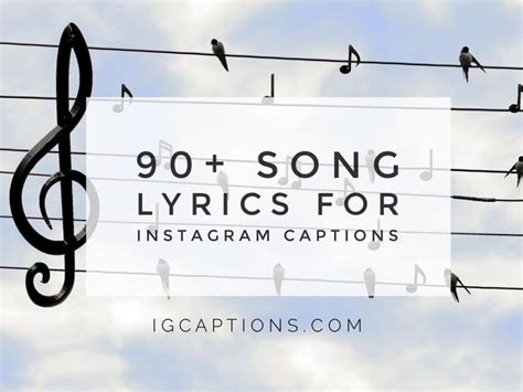 Best 90+ Song lyrics for Instagram Captions for Pictures | Instagram ...