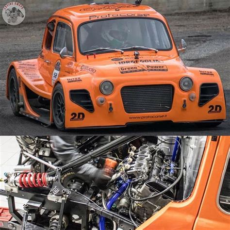 GSX-R1000 swapped Fiat 500🤘🏼 Makes 180HP👀 I bet it’s a blast in the corners! Built by ...