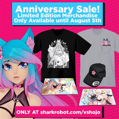 🌸Silvervale🌸 on Twitter: "SURPRISE! My anniversary merch is on sale now ...