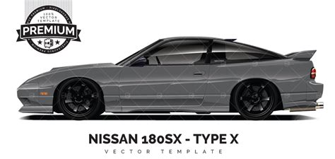 Nissan 180SX Type-X 'Premium' - Pixelsaurus