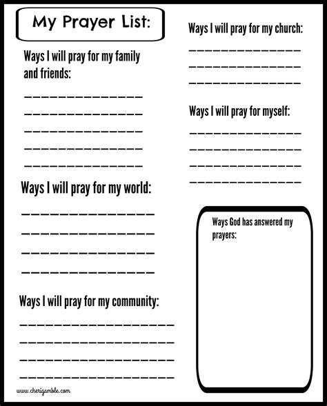 Free prayer journal pages designed for children and teens! | Kids prayer journal, Printable ...