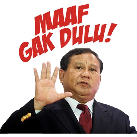 Sticker Maker - PRABOWO VERSI 1