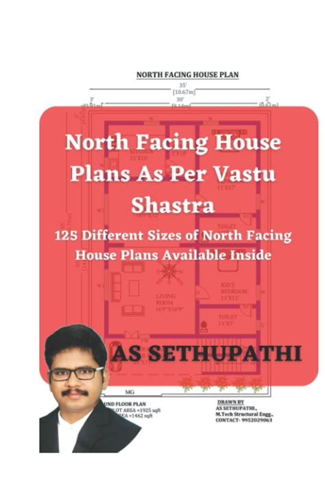 Buy North Facing House Plans As Per Vastu Shastra: 125 Different Sizes of North Facing House ...