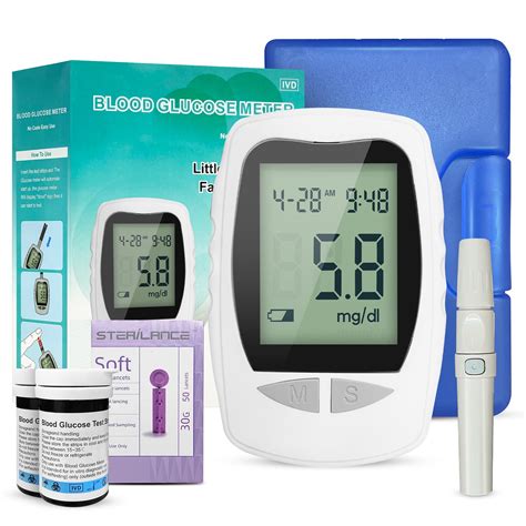 Glucometer Diabetes Test Blood Sugar Monitor Strips Lancets Health Kit Portabl 【2021