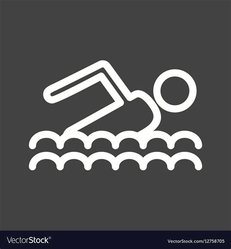 Swimming Royalty Free Vector Image - VectorStock