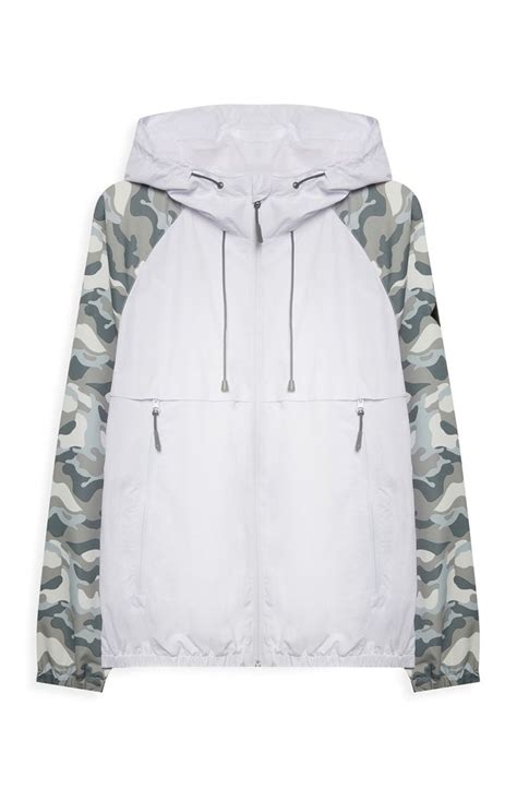 White Camo Sleeve Athleisure Hoodie | White camo, Clothes, Hoodies