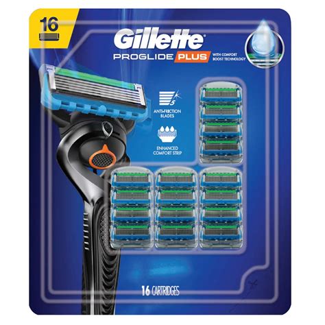 Gillette Proglide Plus Razor Cartridge Refills, 16 Count - Walmart.com