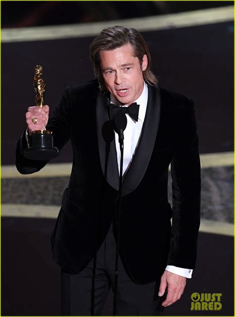 Brad Pitt's Oscars 2020 Date Revealed (And It's Not His Mom!): Photo ...