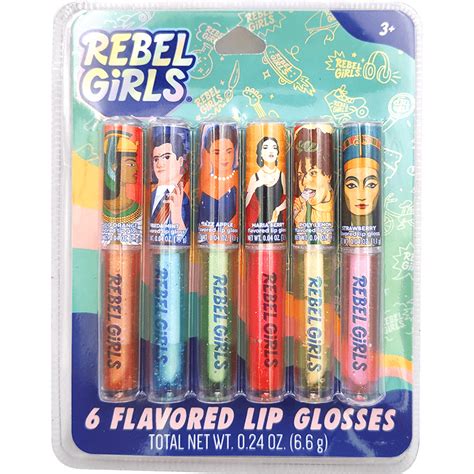 Rebel Girls Flavored Lip Gloss 6-Pack | Rebel Girls