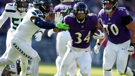 Keaton Mitchell's Best Plays From 138-Yard Game | Ravens-Seahawks Highlights, Week 9