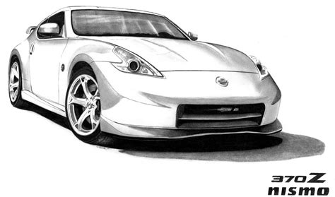 Nissan 370Z Nismo illustration 13x19"Automotive wall art. | eBay