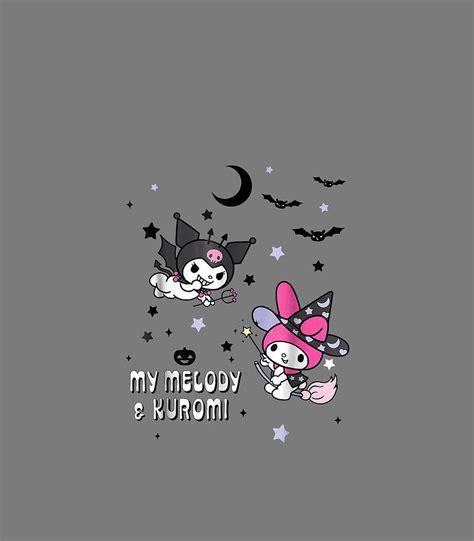 My Melody and Kuromi Halloween Digital Art by Annaby Rahee - Pixels