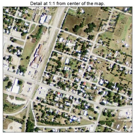 Aerial Photography Map of Dublin, TX Texas