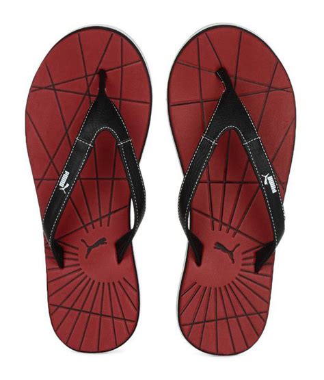 Puma Red Slippers & Flip Flops Price in India- Buy Puma Red Slippers & Flip Flops Online at Snapdeal