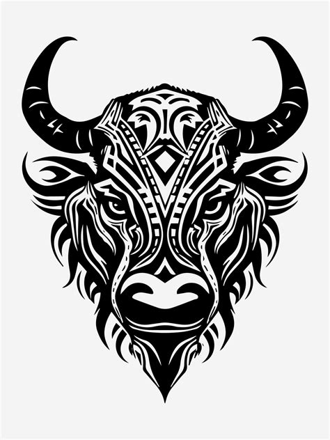 Animal tribal tattoo design element 25281293 Vector Art at Vecteezy