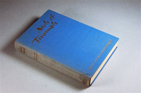 1945 Hardcover Book, Arch Of Triumph, Erich Maria Remarque, First ...