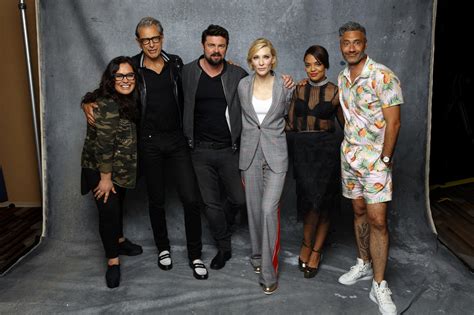 Taika Waititi and the 'Thor: Ragnarok' cast introduce the newest faces of the Marvel Cinematic ...