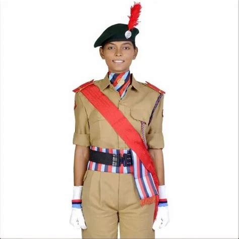 Khaki Unisex Ncc Uniform And Accessories at Rs 900/set in Bikaner | ID ...