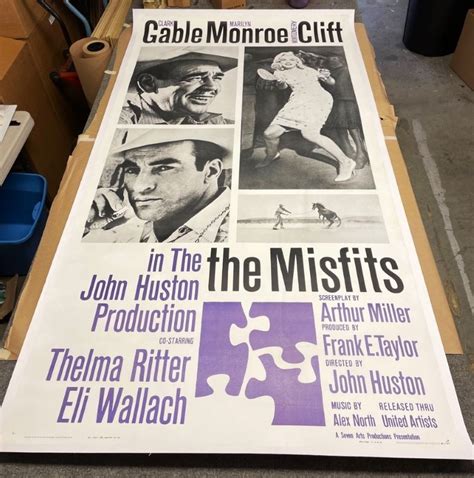 The Misfits (1961) – Original Three Sheet Movie Poster - Hollywood Movie Posters