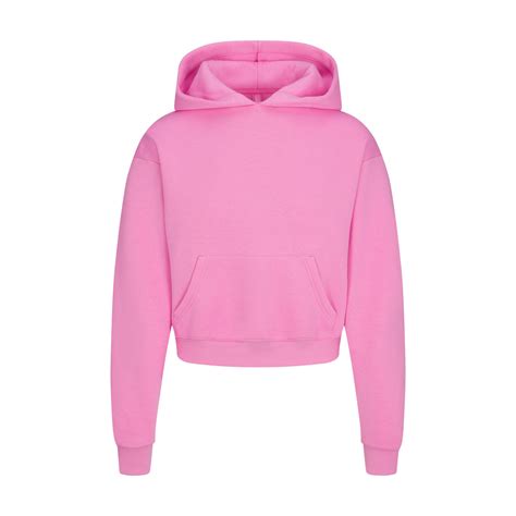 Cotton Fleece Pullover Hoodie - Bubble Gum | SKIMS