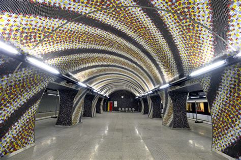 One of the stations on Budapest's new metro line : pics