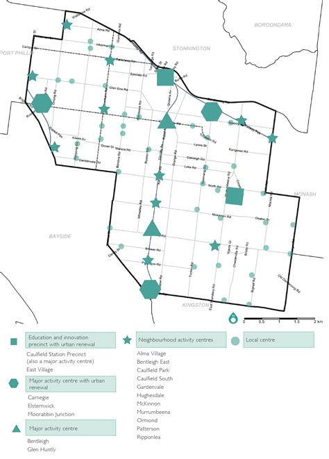 Map of Glen Eira Activity Centres | Glen Eira Draft Smoke-Free Outdoor Policy | Have Your Say ...