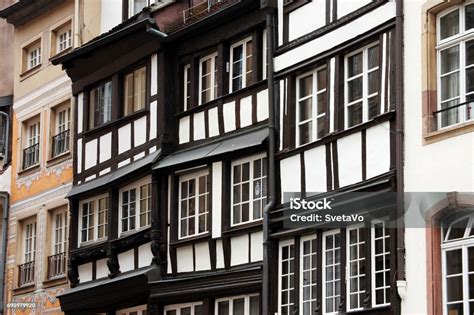 Facades Of Old Buildings In Europe Stock Photo - Download Image Now ...